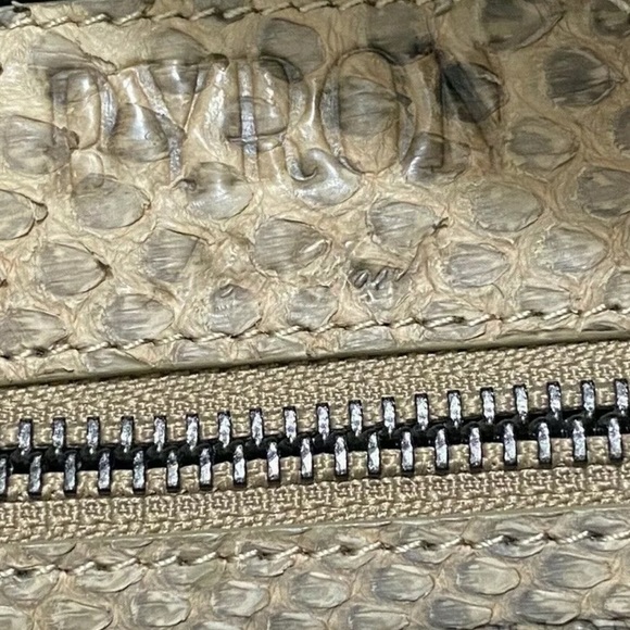 BYRON 100% PYTHON SNAKESKIN HOBO BAG - Picture 8 of 9